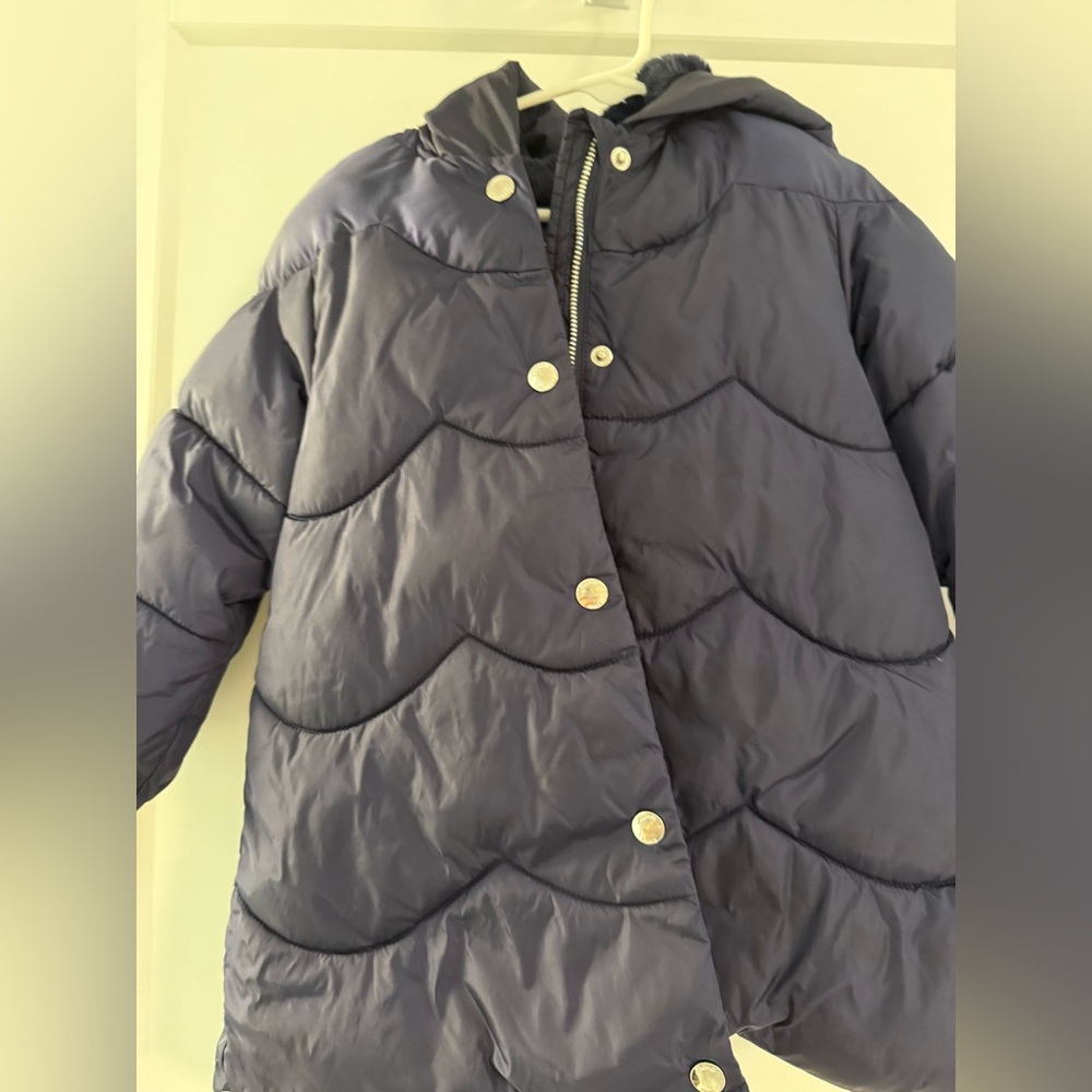 Jacadi Navy Kids Puffer Coat